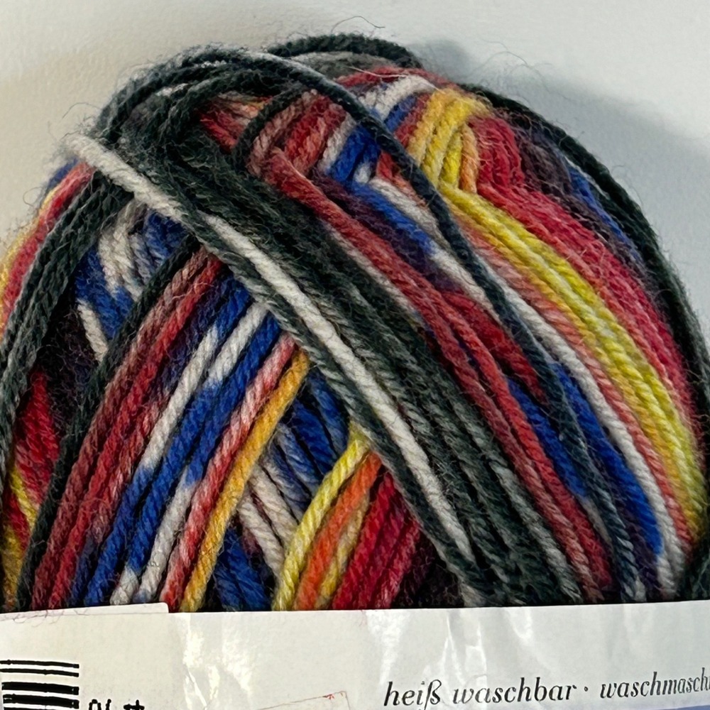 Schoeller Stahl Fortissima Colori Sock Yarn 50g Wool Blend Multicolor - Picture 4 of 4